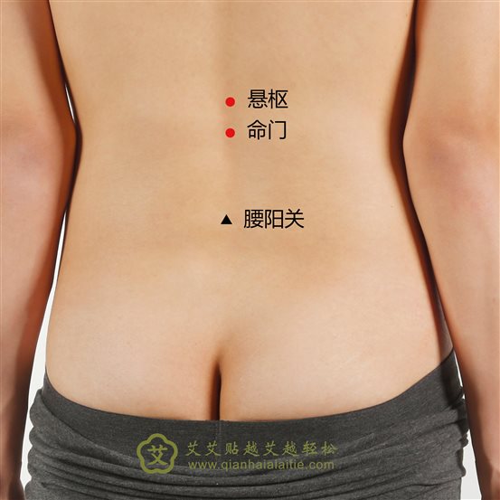 悬枢、命门、腰阳关