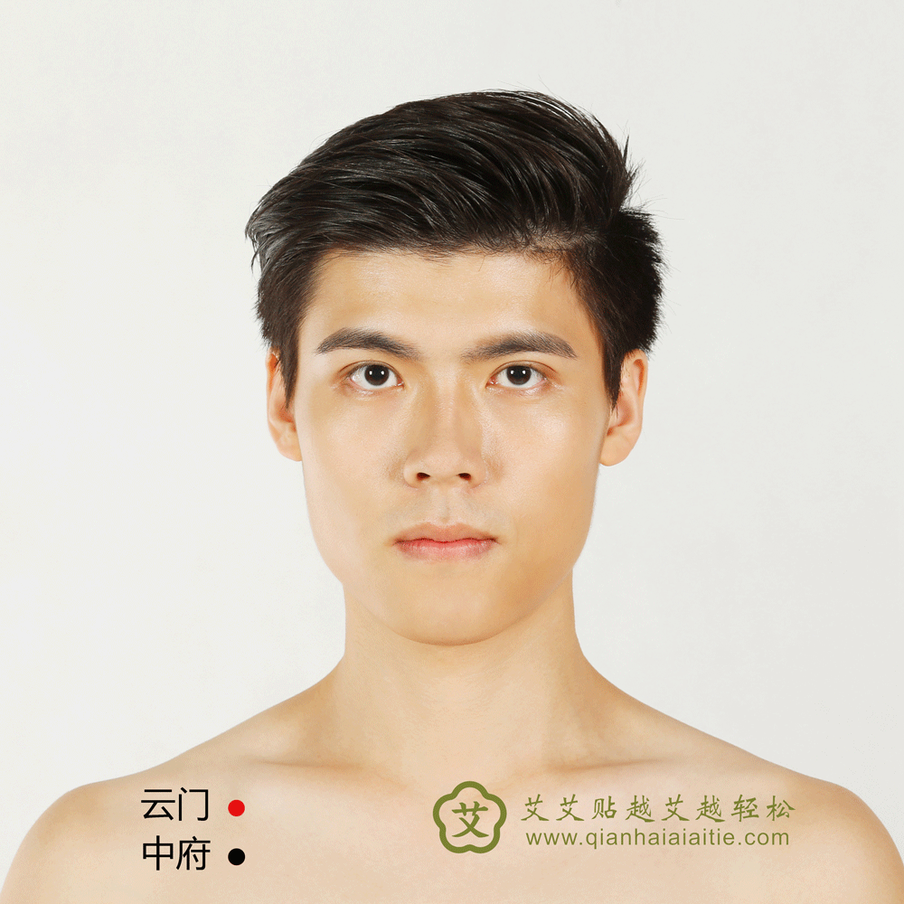 艾艾贴穴位·云门穴：宣肺止咳、化痰散结、泻四肢热