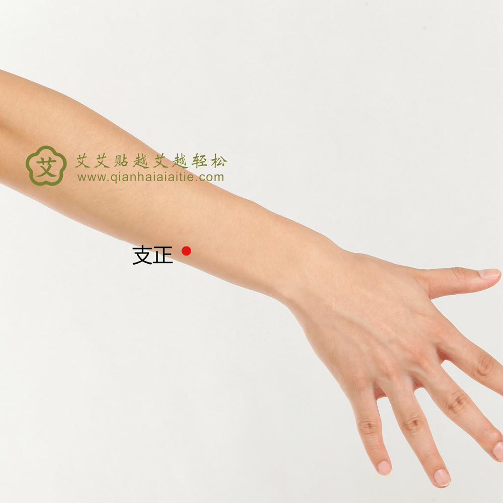 艾艾贴穴位·支正穴：头痛、目眩、热病、癫狂